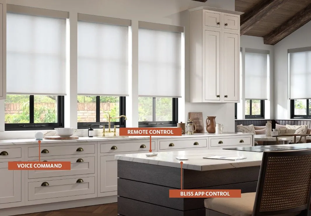 Alta Roller Shades Kitchen Controls Fashioninteriors