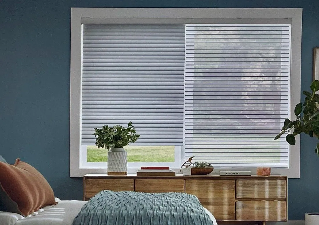 Alta Sheer Shades Bedroom Blue Fashioninteriors