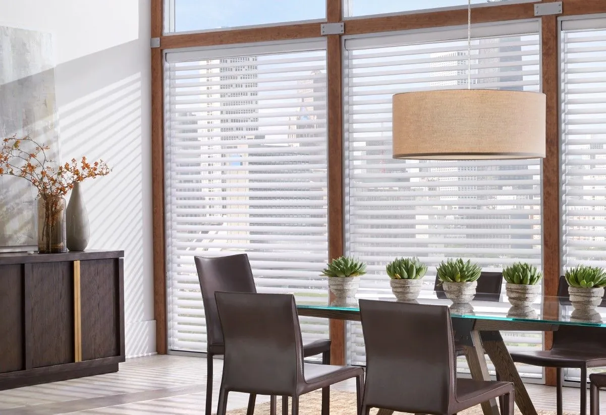 Alta Sheer Shades Dinningroom Modern City Gray Fashioninteriors