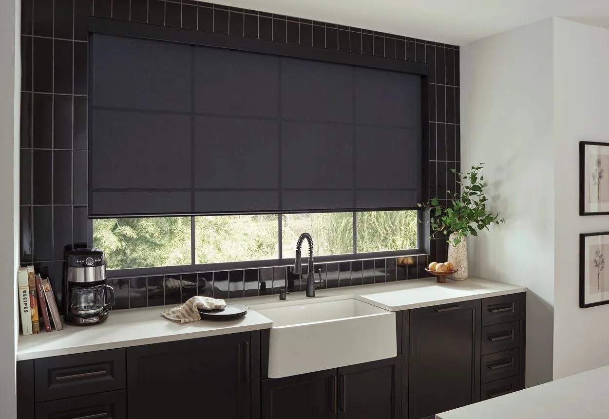 Alta Window Fashions Roller Shades Kitchen Sink Black Fashioninteriors 2025