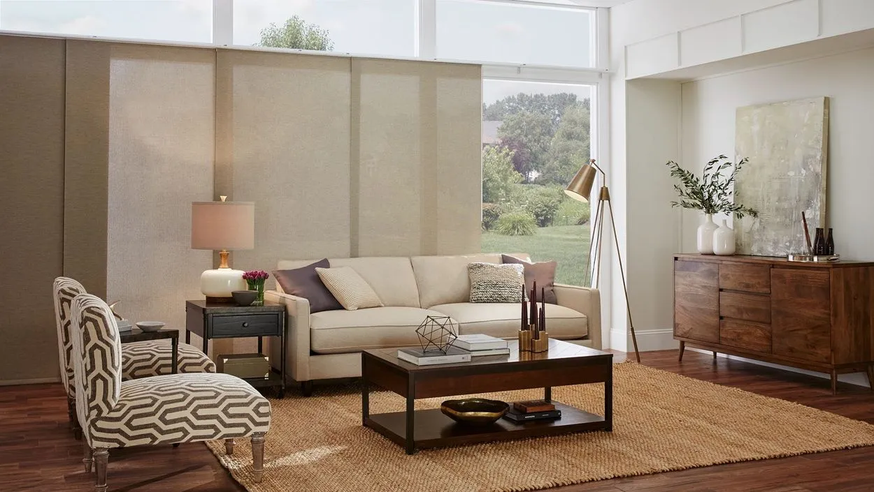 Alta Window Fashions Roller Shades Paneltrack Livingroom Fashioninteriors 2025