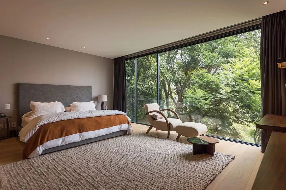 Lutron Drapery Bedroom Black Forest Modern Fashioninteriors