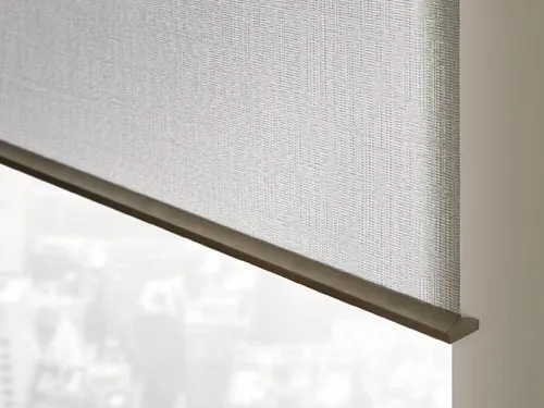 Lutron Palladiom Shades Closeup Gray Bronze Bottombar Fashioninteriors 2020 Md