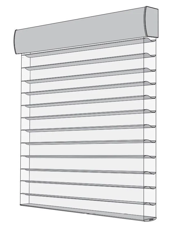 Lutron Sivioa Qs Horizontal Sheer Blinds Detail Graphic Fashioninteriors