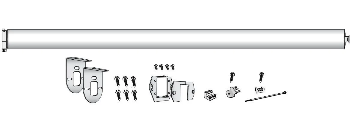 Lutron Sivioa Qs Roman Shades Fabrication Kit Roller 100 671b 4bf 6