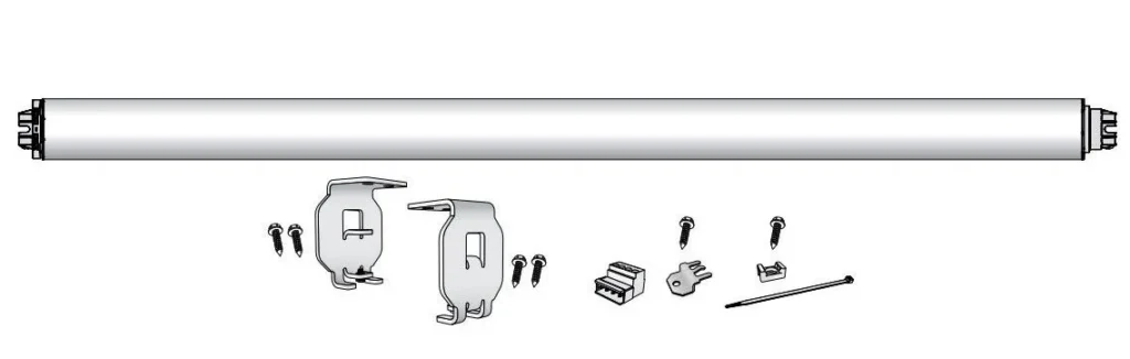 Lutron Sivioa Qs Roman Shades Fabrication Kit Roller 64 E 905262d