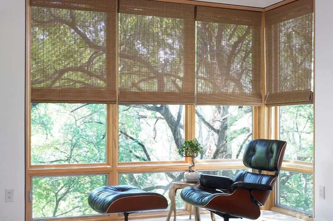 Lutron Sivoia Qs Romanshades Fabrication Kit Livingroom Grassweave Natural Fashioninteriors