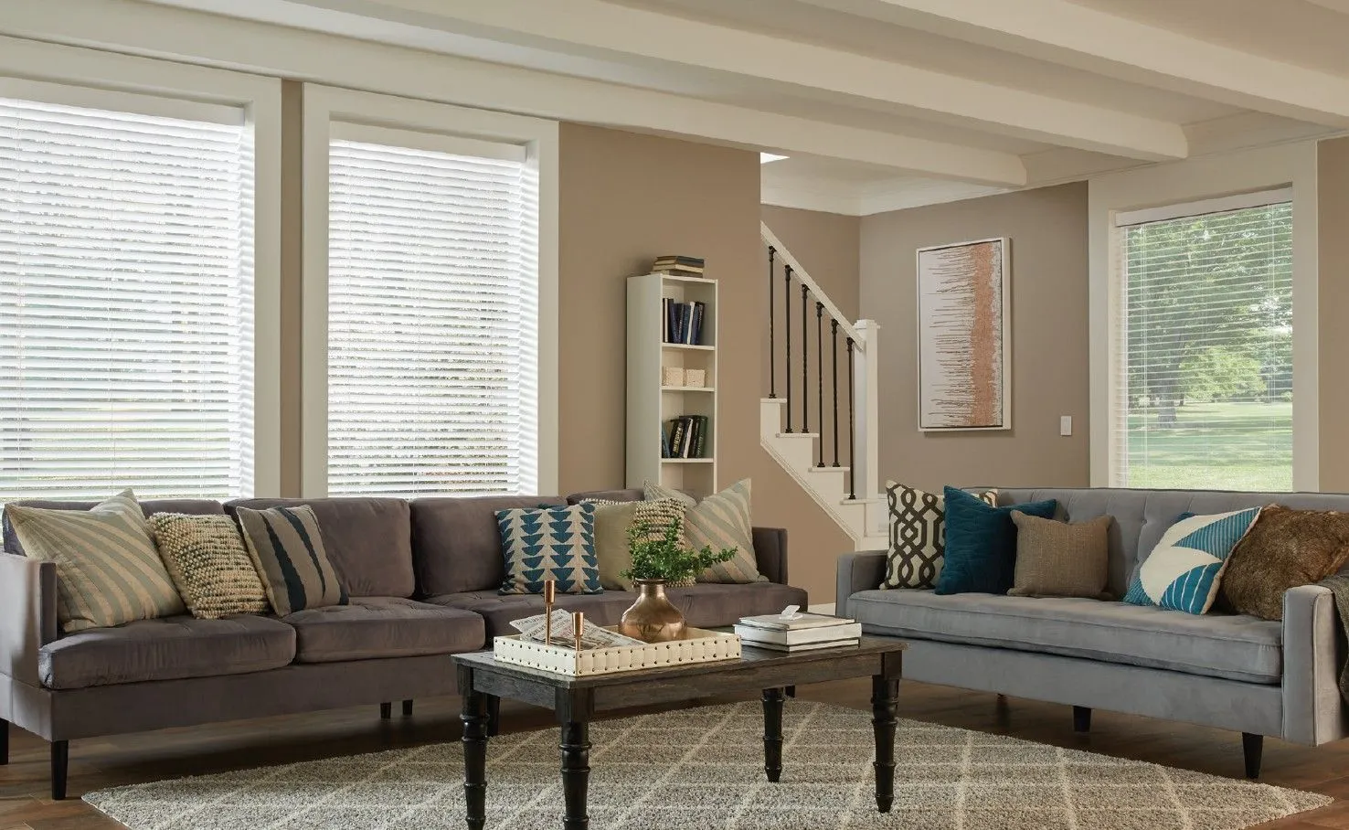 Lutron Sivoia Qs Triathlon Battery Wood Blinds Fashioninteriors