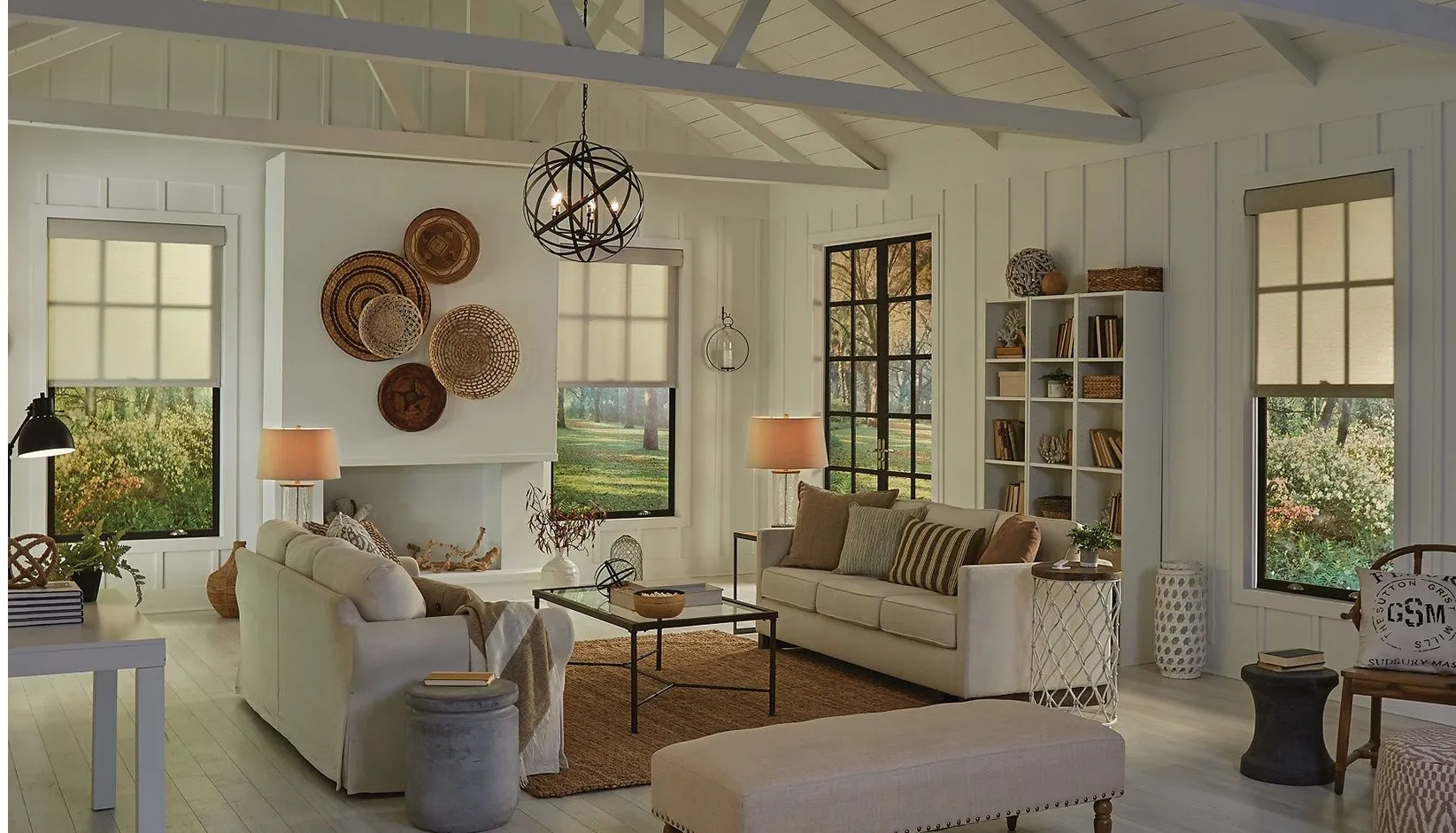 Lutron Sivoia Qs Triathlon Rollershades Hero Banner Livinroom Sheerweave Fashioninteriors