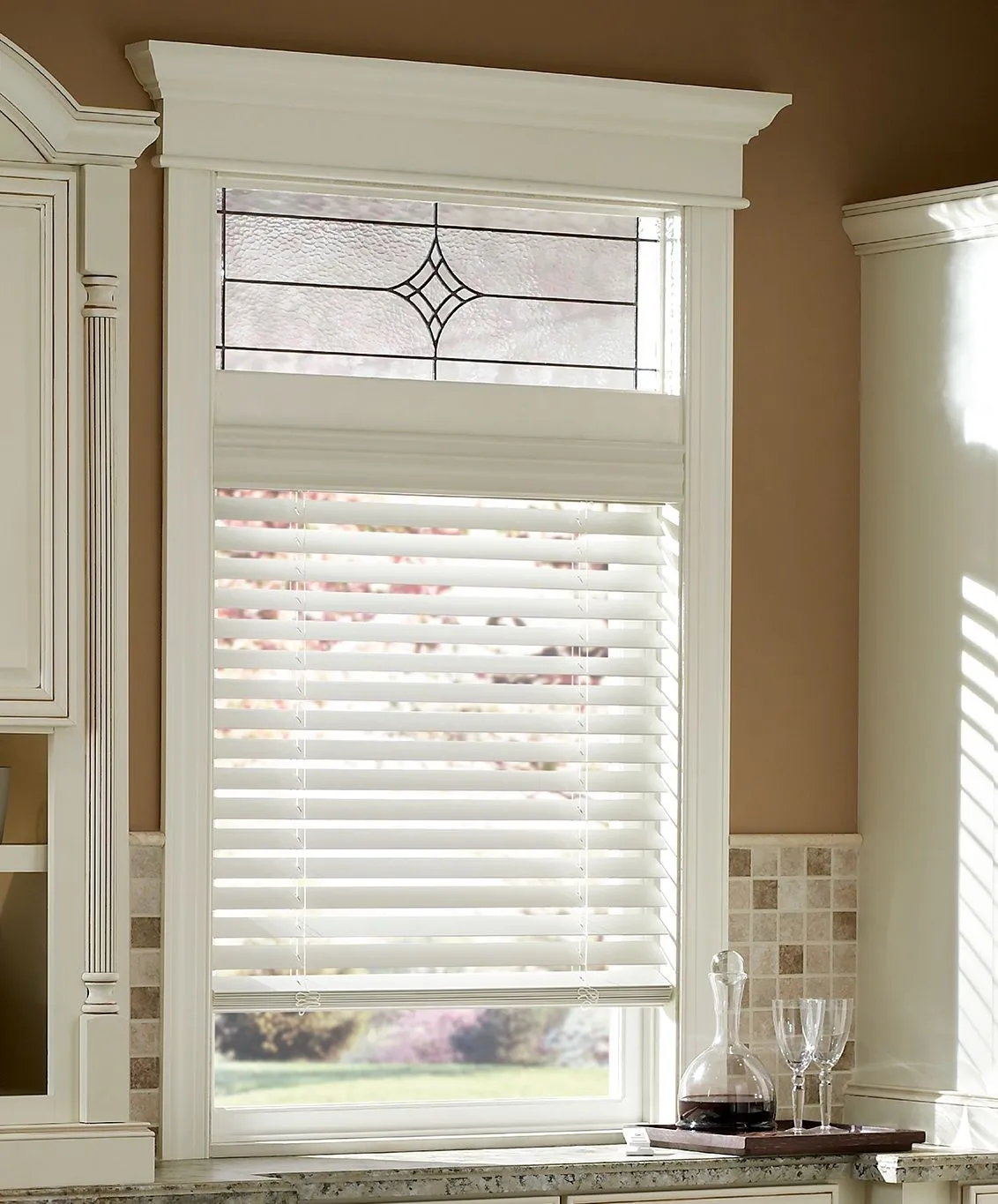 lutron sivoia qs wired wood blinds kitchen sink fashioninteriors 1920w