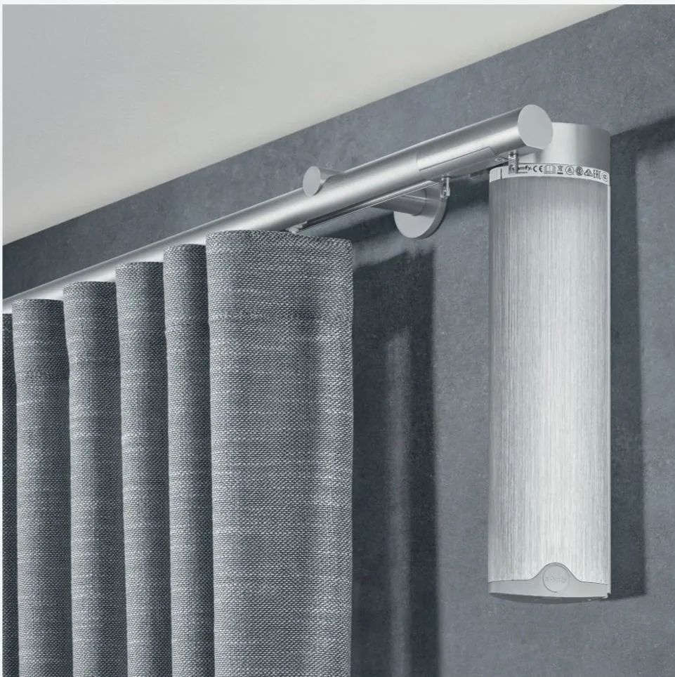 Motorized ripple fold drapery