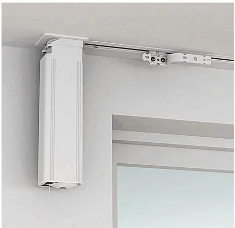 Recessed Motorized System Drapery Track Fashioninteriors