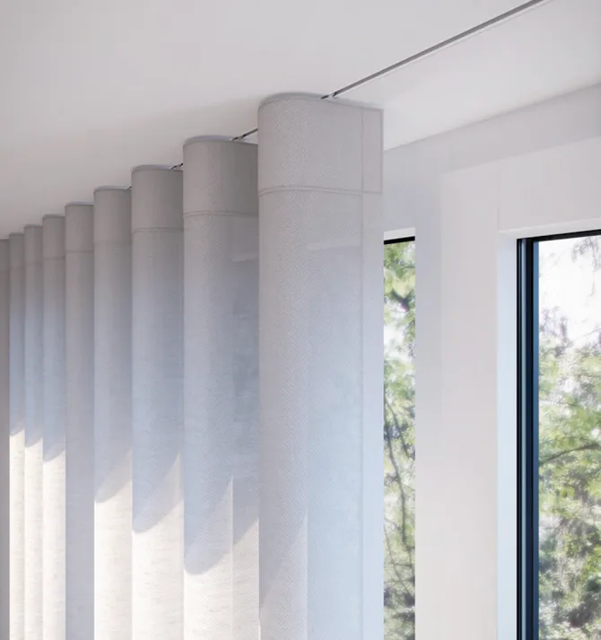 Ripple Fold Drapery From Ceiling Fashioninteriors