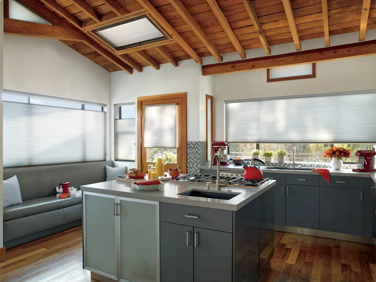 Applause Honeycomb Shades Skylight Kitchen Hd 2014