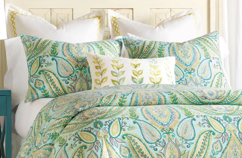 Custom Bedding Green