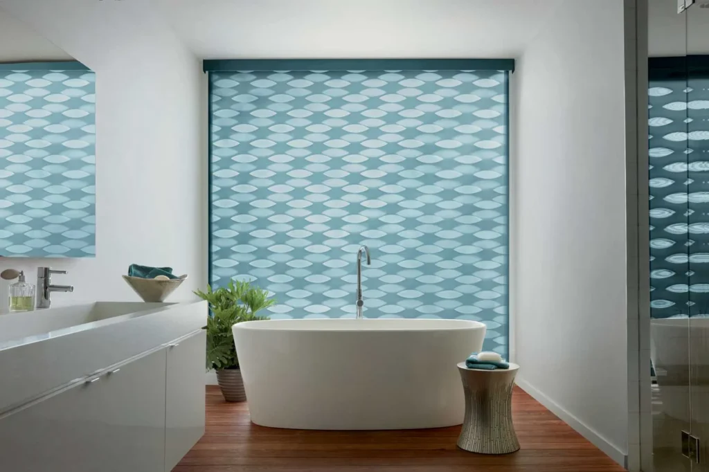 Designer Banded Shades Bathroom Modern Hd 2017
