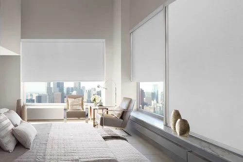 Designer Rollers Shades Bedroom Modern Hunterdouglas Fashioninteriors Md 2017