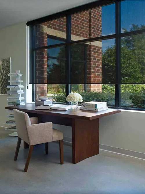 designer screen solar shades office modern hunterdouglas fashioninteriors 2016 md 1920w