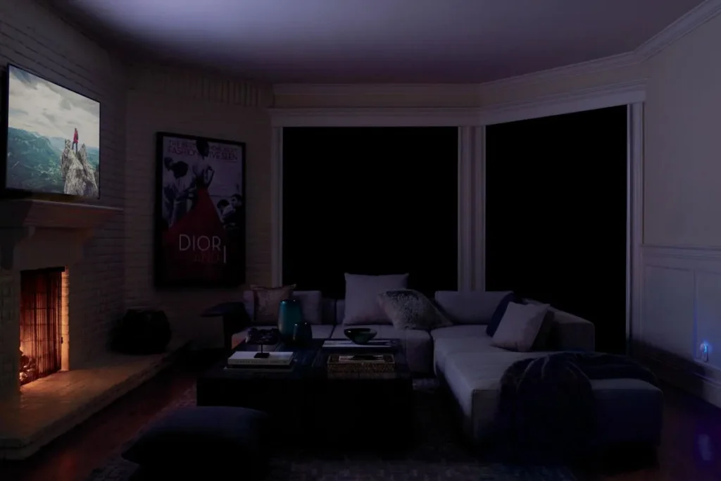 Duette Honeycomb Shades Home Theater Mediaroom Modern Livingroom Hunterdouglas 2019