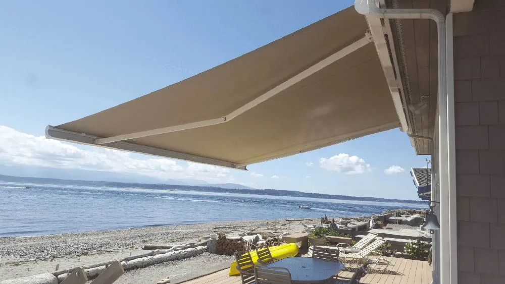 Durasol Awning Coastal Beach Tan Modern Contemporary Hampton 2018