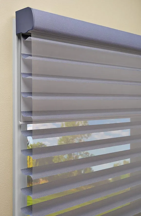 Hunterdouglas Silhouette Horizontalsheershade Duolite Mystere Thundercloud Roomdarkening Blackout Sideview Openvanes Noroller 2016