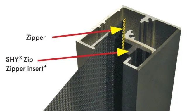 Zipper Captured System