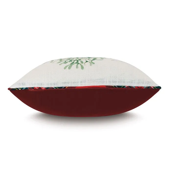 Merrychristmas Mistletoe Decorative Custom Pillow Christmas Side 2023