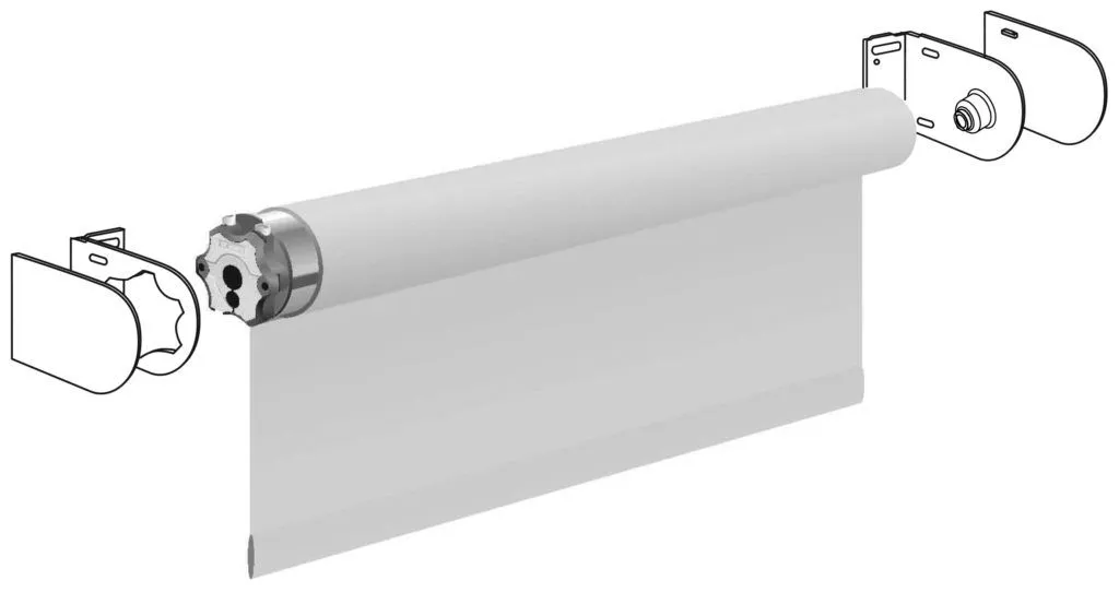 Motorized Rollershade Insolroll Fashioninteriors 1