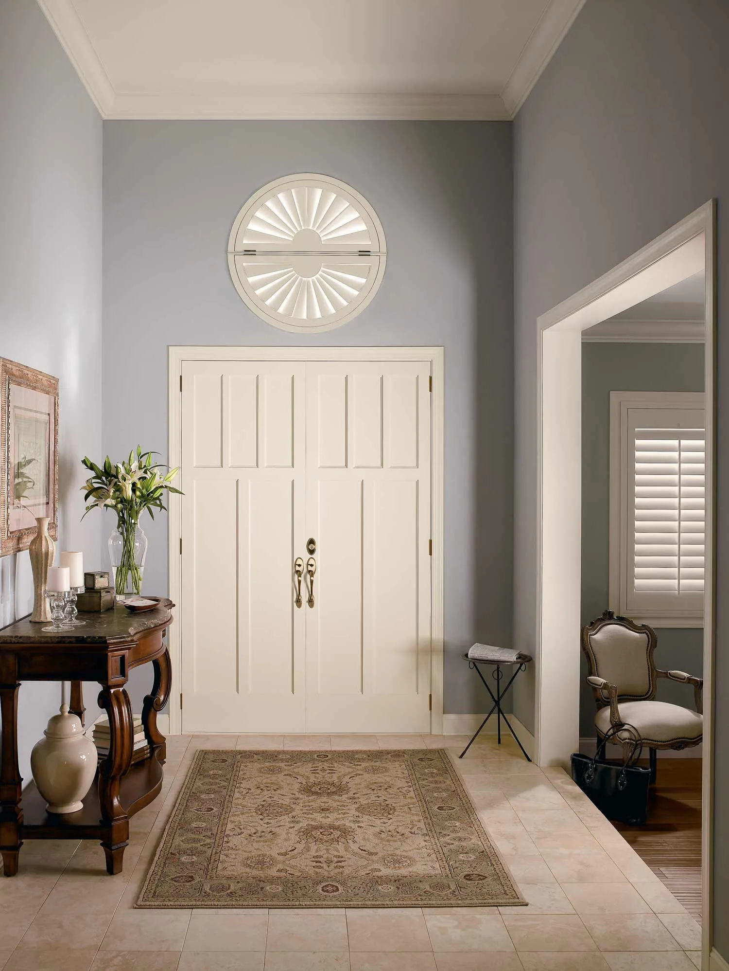 Newstyle Hybrid Shutters Specialty Entryway Hd 2010