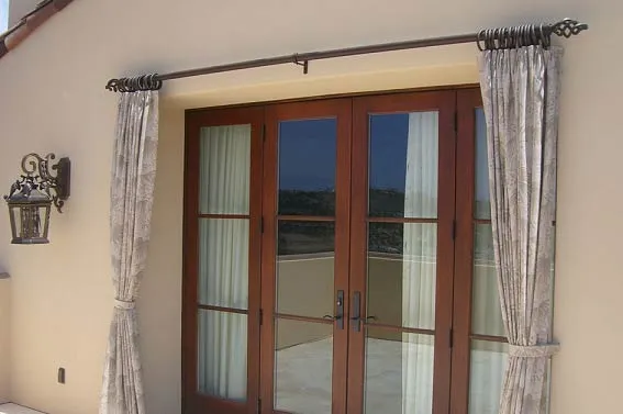 Outdoor Curtains Drapery Brown Traditional Pattern Frenchdoor Slidingdoor 2018