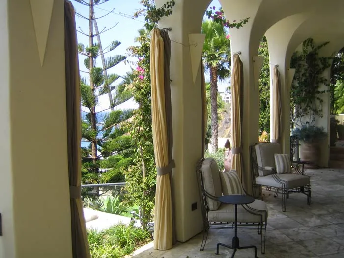 Outdoor Curtains Hallway Pathway Commercial Arch Door Fashioninteriors 2018