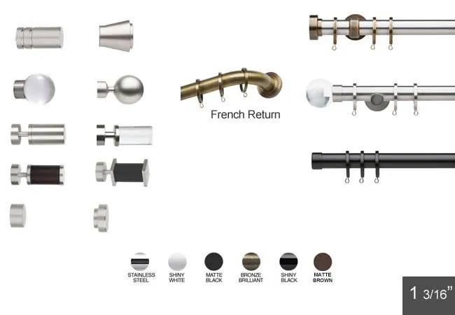 Outdoor Metal Stainless Steel Drapery Rods Rings Rmcoco Forest Aveiro Fashioninteriors 2021