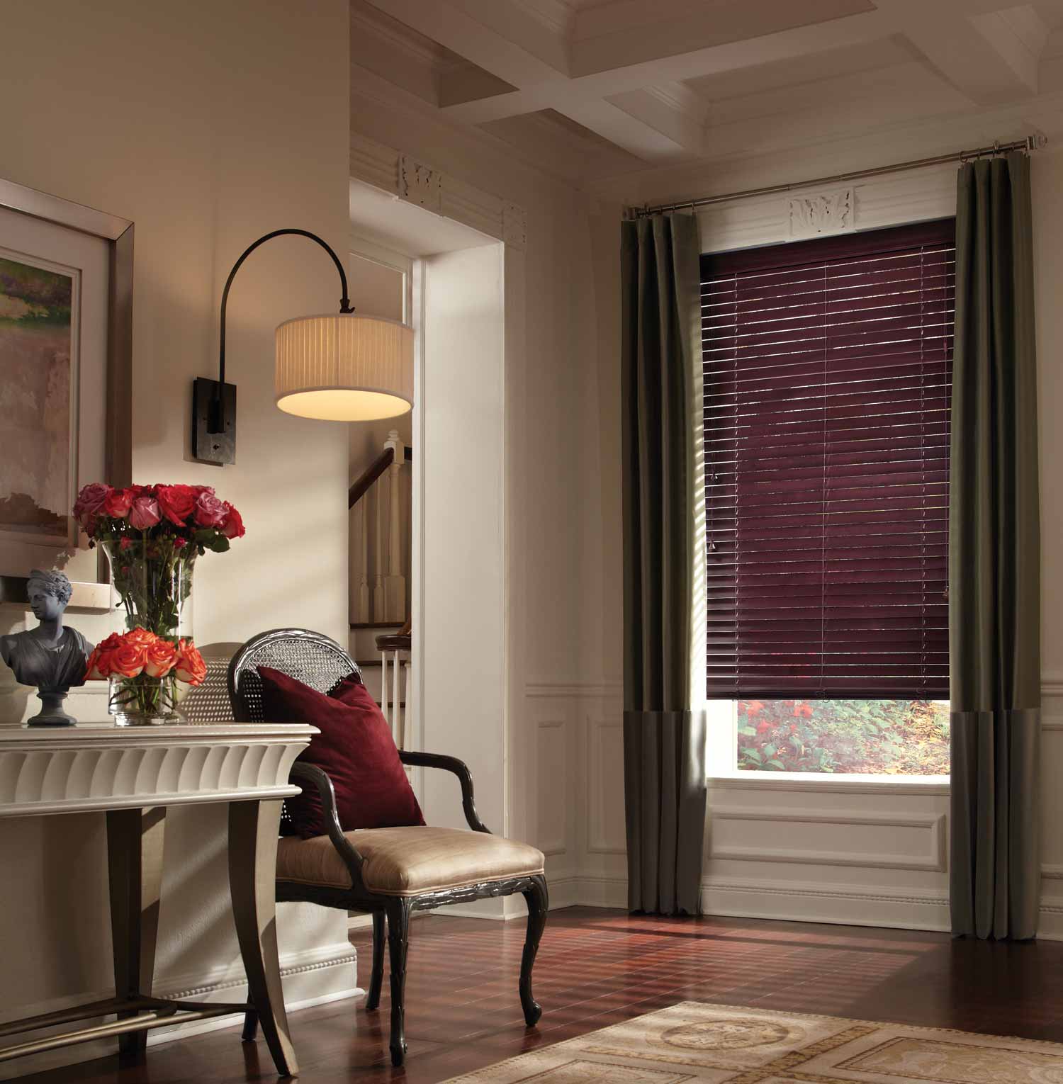 Parkland Wood Blinds Drapery Entryway Traditional Hd 2013