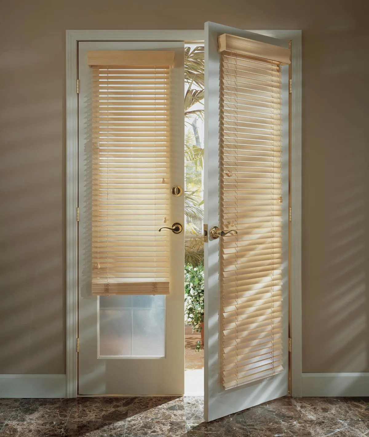 Parkland Wood Blinds French Entryway Hd 2004