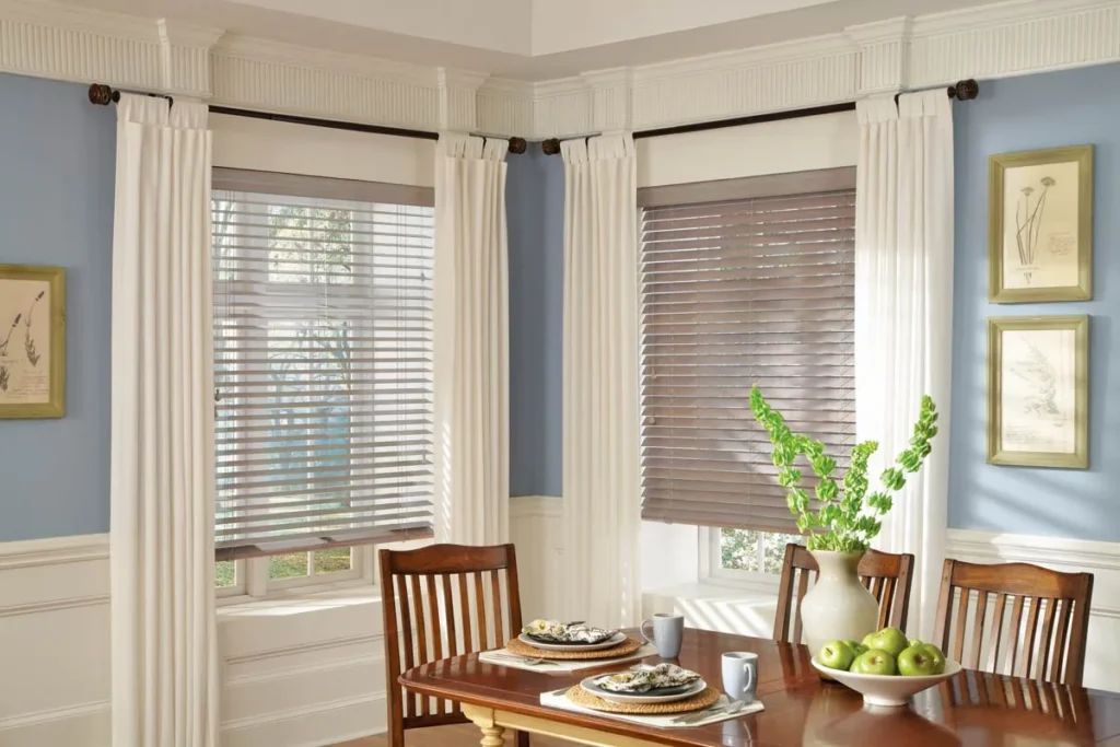 Parkland Wood Blinds Traditional Diningroom Hunterdouglas 2013
