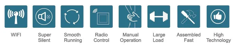 Readytrack Motorized Drapery Features