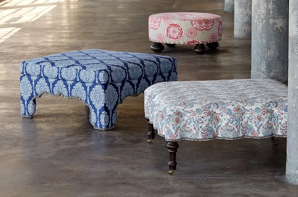 Reupholstery Bench Pattern Eclectic Duralee Fabric