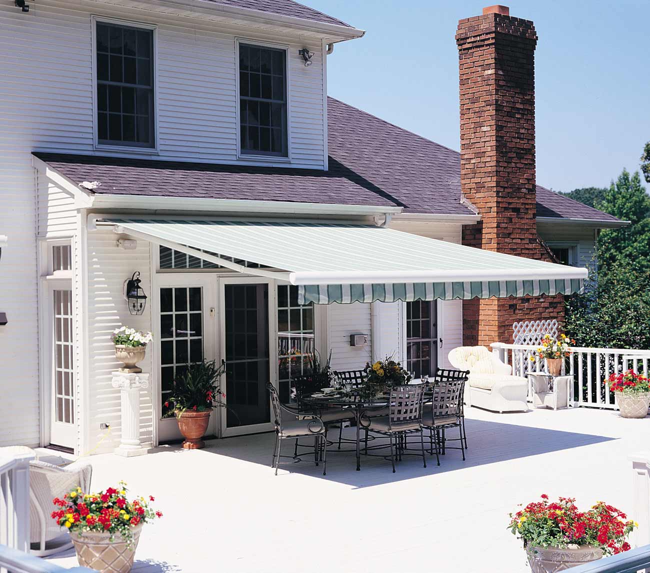 Somfy Motorized Awning Outdoor Patio Traditional 2019