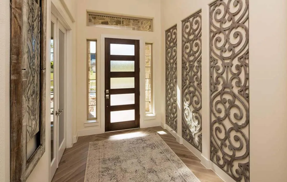 Tableaux Decorative Grilles Residential Interior Accent Veneer Wall Decor Entryway Hallway Modern 2019