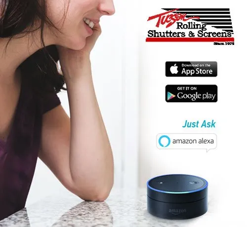 Tucson Rolling Shutters Motorized Amazon Alexa Voicecommand Model 2019