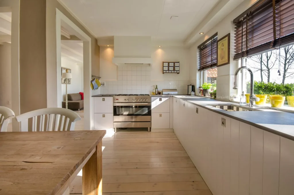 Wooden Blinds Kitchen Modern White 2019